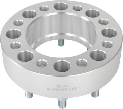 2 inch Hubcentric Wheel Spacers 8x6.5 to 8x6.5 Wheel Spacers Fit Ram 2500 3500 with 14x1.5 121mm 4Pcs