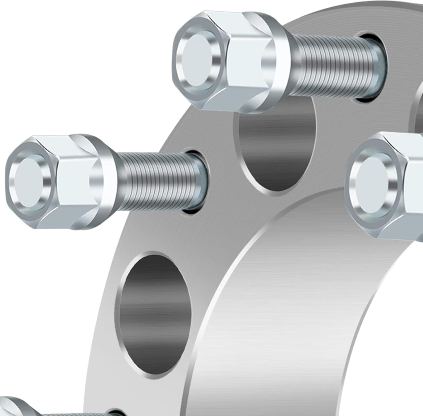 4PCS 2 inch 8x6.5 to 8x180 Wheel Spacer Conversion 8 lug Fits 2001-2003 fit Chevrolet Silverado 1500 HD|1997-2014 fit chevy Express 2500 3500 | 2001-2010 fit Silverado 2500HD Sierra 2500HD