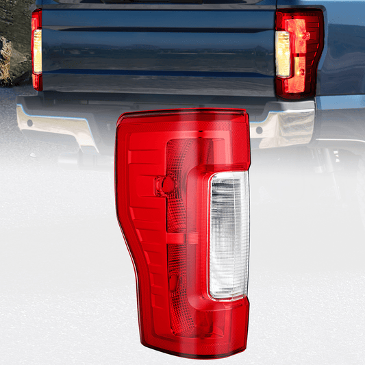 2017 2018 2019 Ford F250 F350 Super Duty Rear Lamp Replacement Taillight Assembly OE Style Driver Side Red Lens Tail Lights - Top Tuning Boost