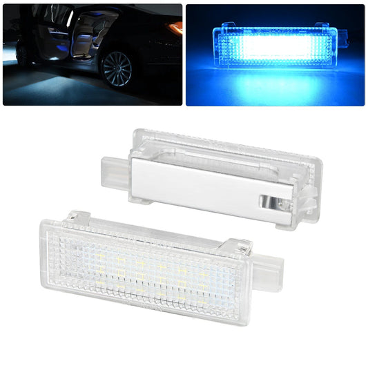 2PCS LED Interior Door Panel Light Courtesy Warning Lights Aqua Beam Plug and Play Compatible with BMW 1 3 5 6 7 Series Z4 X3 X5 X6 E82 E88 E90 F30 E60 F10 E65 E66 Headlights - Top Tuning Boost