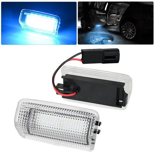 2PCS LED Interior Door Panel Light Courtesy Warning Lights Aqua Beam Plug and Play for Toyota Avalon Sienna Venza Camry Prius 4Runner Lexus IS ES GS LS RX GX LX Subaru BRZ Headlights - Top Tuning Boost