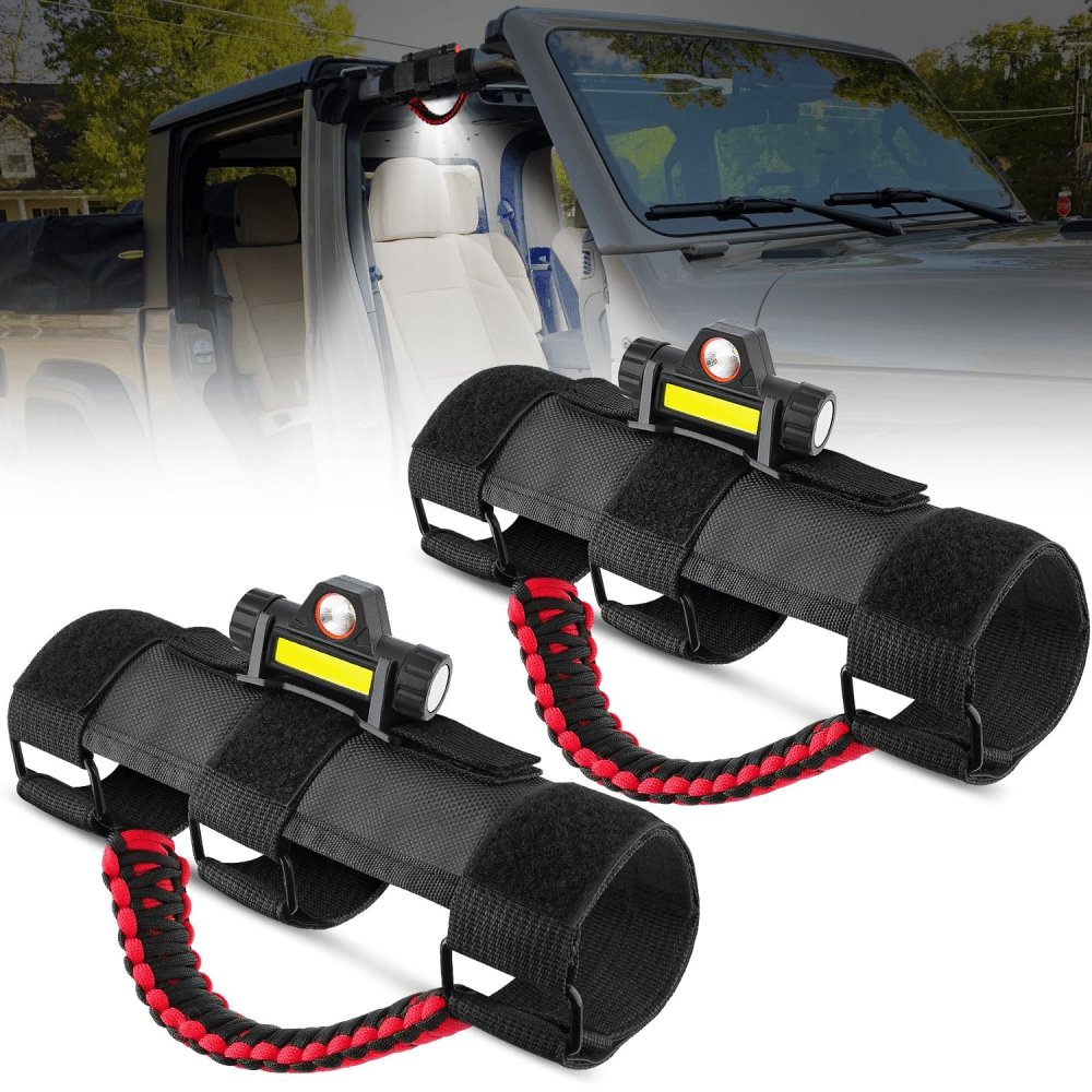 Dome Light Spot Flood Combo Universal 2in-4in Roll Bar Mount Headlights - Top Tuning Boost