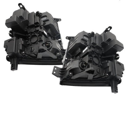 2019–2021 Chevy Silverado 1500 LED Headlight Assembly Pair Chrome Housing