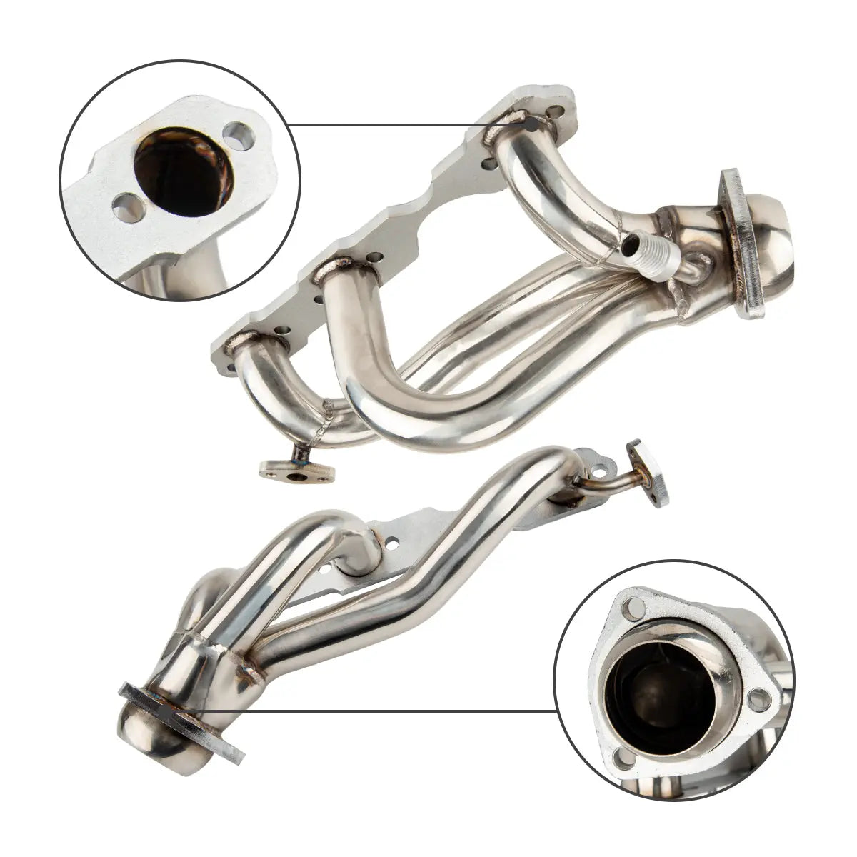 Exhaust Header for 1996-2001 Chevrolet Chevy S10 Blazer GMC Sonoma Jimmy 4.3L V6 4WD