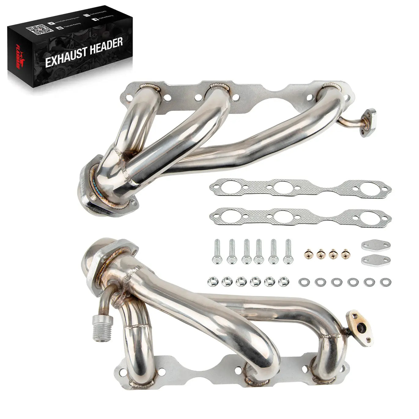 Exhaust Header for 1996-2001 Chevrolet Chevy S10 Blazer GMC Sonoma Jimmy 4.3L V6 4WD