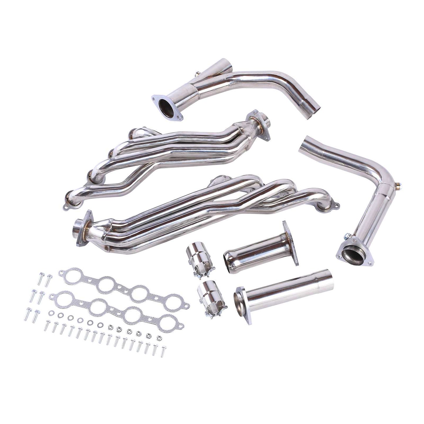 Long Tube Headers for 2007-2014 Silverado Suburban Sierra 4.8L 5.3L 6.0L 6.2L 2WD