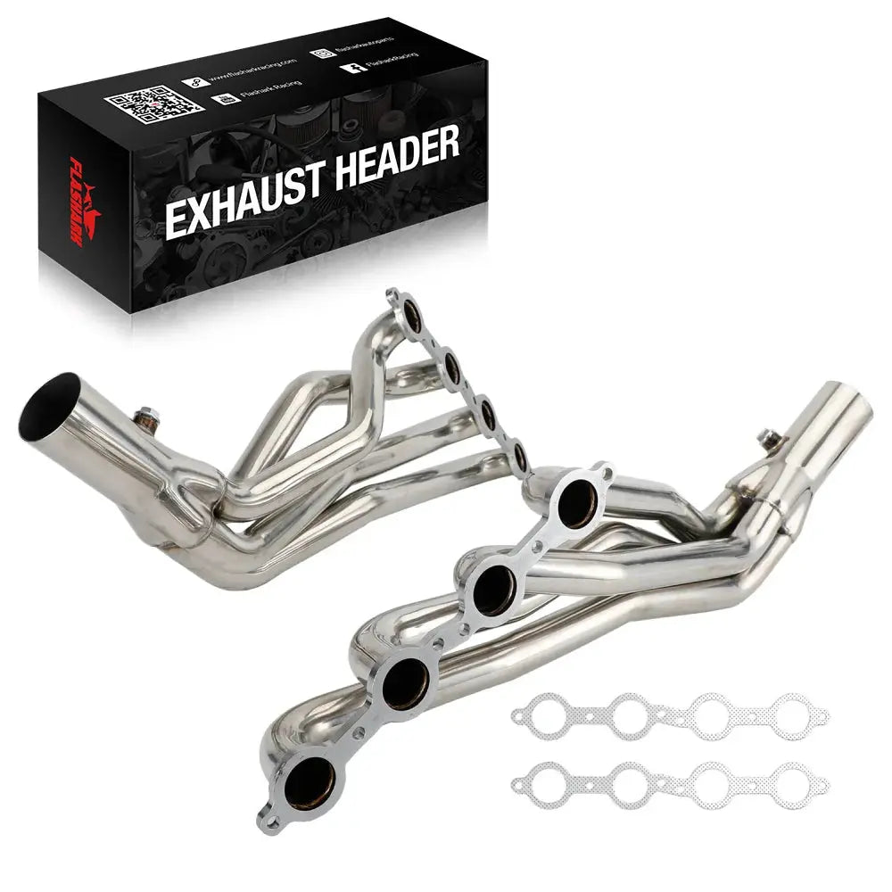 Long Tube Headers for 2007-2014 Silverado Suburban Sierra 4.8L 5.3L 6.0L 6.2L 2WD
