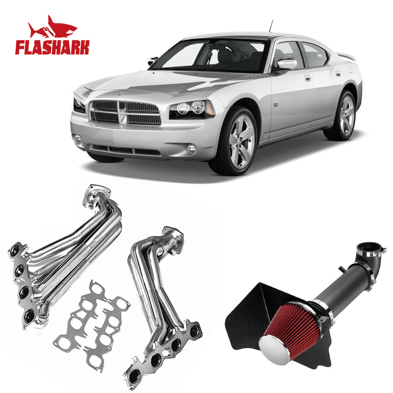 Exhaust Headers for 2005-2011 Chrysler 300C/S & Dodge Challenger/Charger/Magnum 5.7L/6.1L Hemi V8