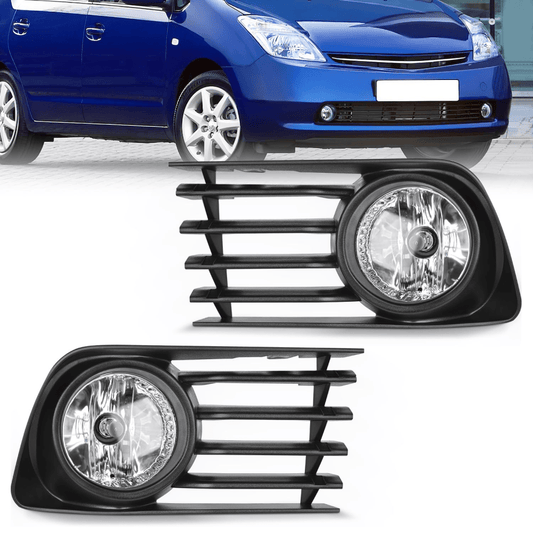 2004 2005 2006 2007 2008 2009 Toyota Prius Fog Lights Assembly Clear Lens Fog Lights - Top Tuning Boost