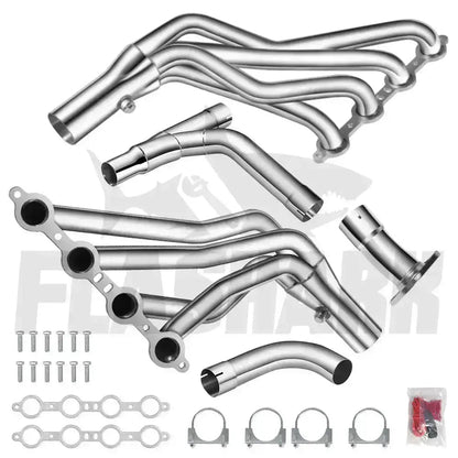 Long Tube Headers for 1999-2006 Chevy Silverado/Avalanche/GMC Sierra 1500 4.8L/5.3L/6.0L with Optional Cold Air Intake