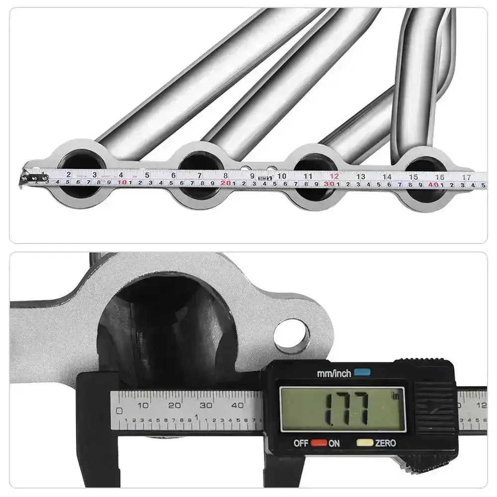 Long Tube Headers for 1999-2006 Chevy Silverado/Avalanche/GMC Sierra 1500 4.8L/5.3L/6.0L with Optional Cold Air Intake