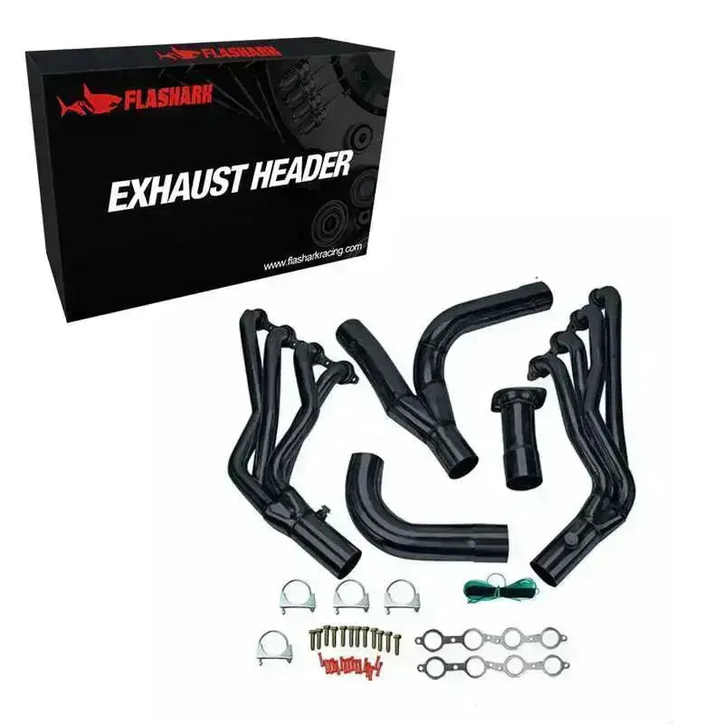 Long Tube Headers for 1999-2006 Chevy Silverado/Avalanche/GMC Sierra 1500 4.8L/5.3L/6.0L with Optional Cold Air Intake