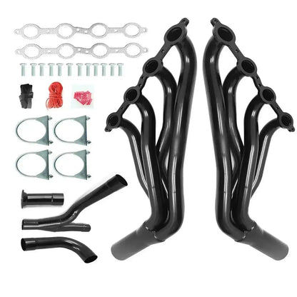 Long Tube Headers for 1999-2006 Chevy Silverado/Avalanche/GMC Sierra 1500 4.8L/5.3L/6.0L with Optional Cold Air Intake