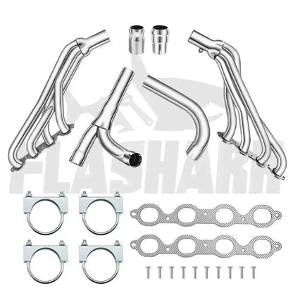 Long Tube Headers For 2014-2017 Chevy Silverado 1500/Tahoe GMC Sierra 150/Yukon Cadillac Escalade 5.3L 6.2L V8 | 2WD 4WD