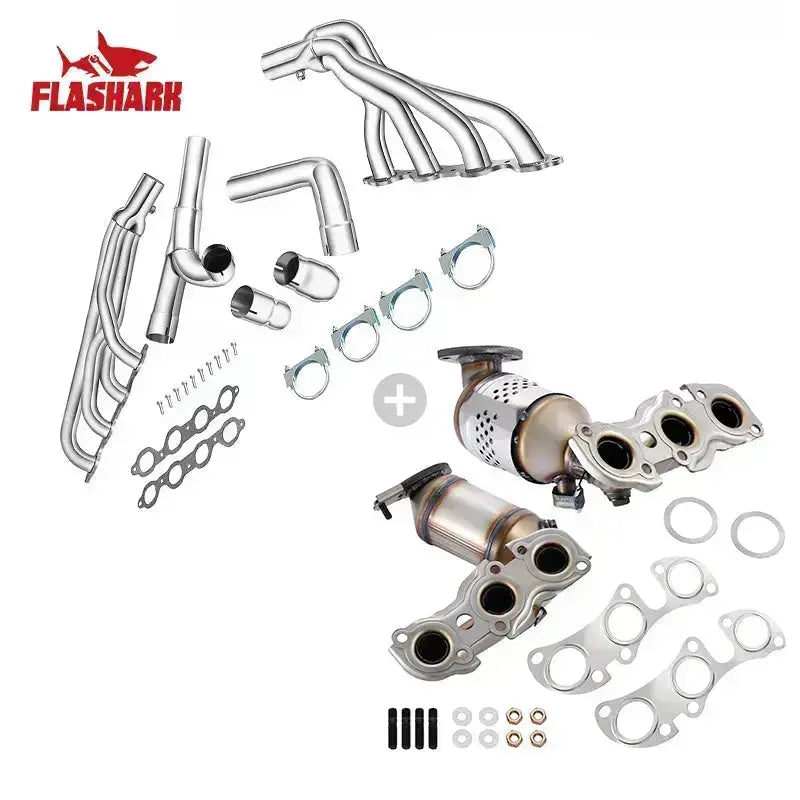 Long Tube Headers For 2014-2017 Chevy Silverado 1500/Tahoe GMC Sierra 150/Yukon Cadillac Escalade 5.3L 6.2L V8 | 2WD 4WD