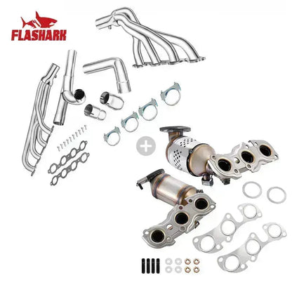 Long Tube Headers For 2014-2017 Chevy Silverado 1500/Tahoe GMC Sierra 150/Yukon Cadillac Escalade 5.3L 6.2L V8 | 2WD 4WD