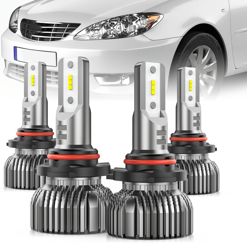 2000-2006 Toyota Camry 9005 9006 LED Headlight Bulbs Headlights - Top Tuning Boost