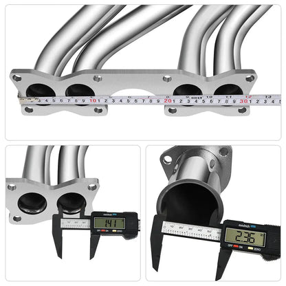 Exhaust Headers for 1990-1995 Nissan Hardbody D21 Pickup 2.4L 4WD