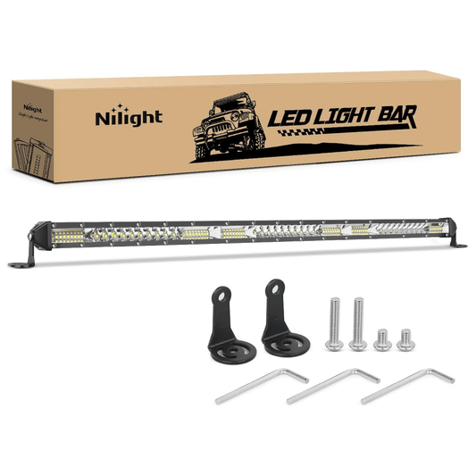30 inch 234W 78LED Single Row Ultra-Slim Spot Flood LED Light Bars Light Bars - Top Tuning Boost