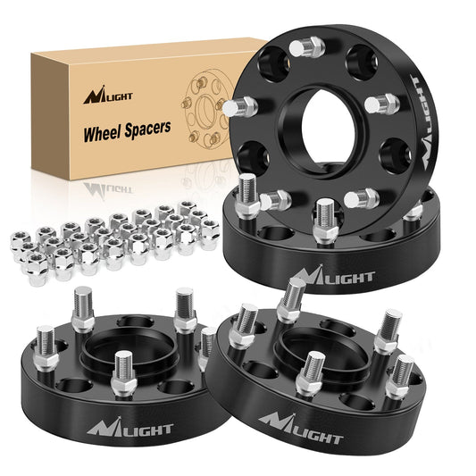 Wheel Spacers 1.5inch (38mm) Wheel Spacers 4Pcs For 2012 2013 2014 2015 2016 2017 2018 Dodge Ram 1500 | 5x139.7 | 77.8 Hub Bore | 14x1.5 Studs