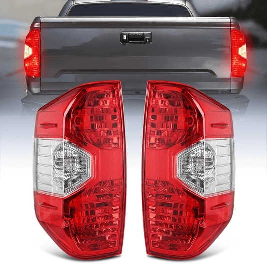 2014 2015 2016 2017 2018 2019 2020 2021 Toyota Tundra Taillight Assembly Rear Lamp Replacement OE Style Driver Passenger Side Tail Lights - Top Tuning Boost