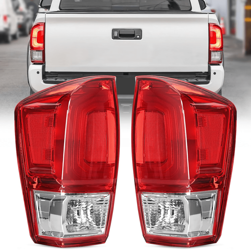 2016 2017 2018 2019 2020 2021 2022 2023 Toyota Tacoma Taillight Assembly Rear Lamp Replacement OE Style Driver Passenger Side Tail Lights - Top Tuning Boost