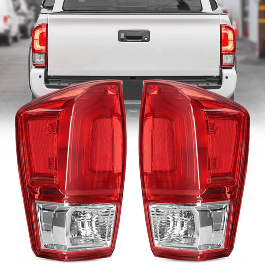 2016 2017 2018 2019 2020 2021 2022 2023 Toyota Tacoma Taillight Assembly Rear Lamp Replacement OE Style Driver Passenger Side Tail Lights - Top Tuning Boost
