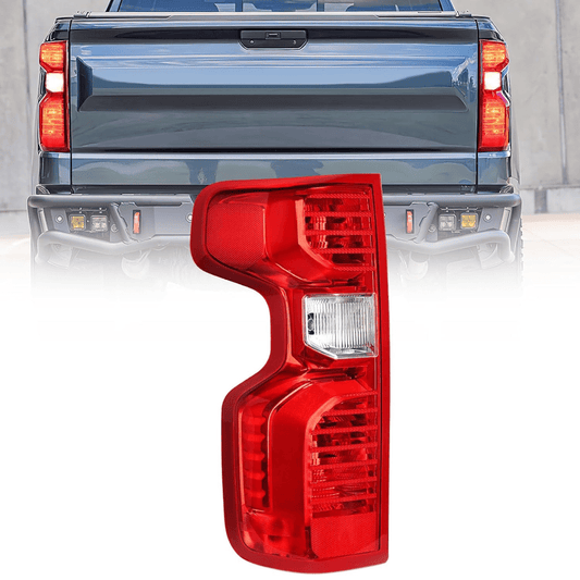 2019 2020 2021 2022 2023 Chevy Silverado 1500 2020 2021 2022 2023 Chevy Silverado 2500HD 3500HD Taillight Assembly Rear Lamp Replacement OE Style Driver Side Tail Lights - Top Tuning Boost