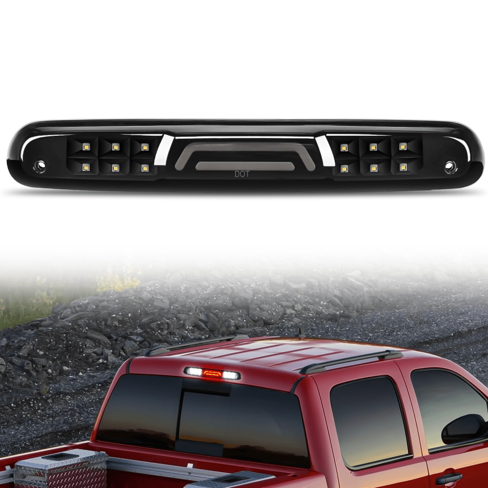 2007 2008 2009 2010 2011 2012 2013 Chevy Silverado GMC Sierra 1500 2500 3500HD Third Brake Light Headlights - Top Tuning Boost