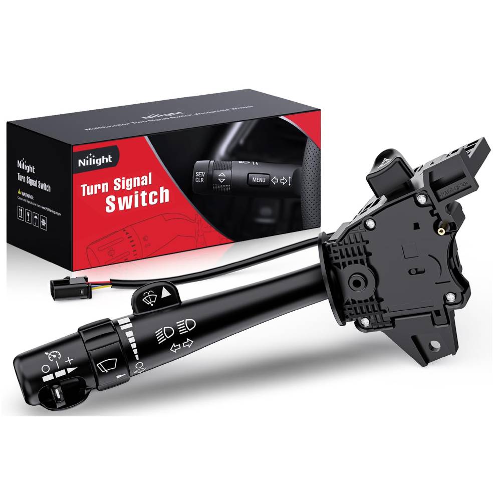 Rocker Switch Turn Signal Switch For 2003 2004 2005 2006 Chevy Silverado Suburban Avalanche Tahoe 2003-2007 GMC Sierra Cadillac Yukon Escalade Hummer H2 Windshield Wiper Switch