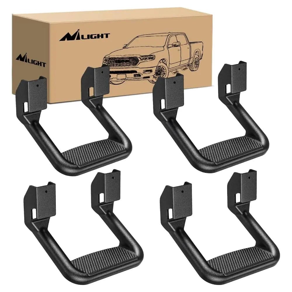 Running Board Universal Side Step Slip-Proof Aluminum Nerf Bars For Chevy Ford Toyota GMC Dodge RAM Truck 4PCS