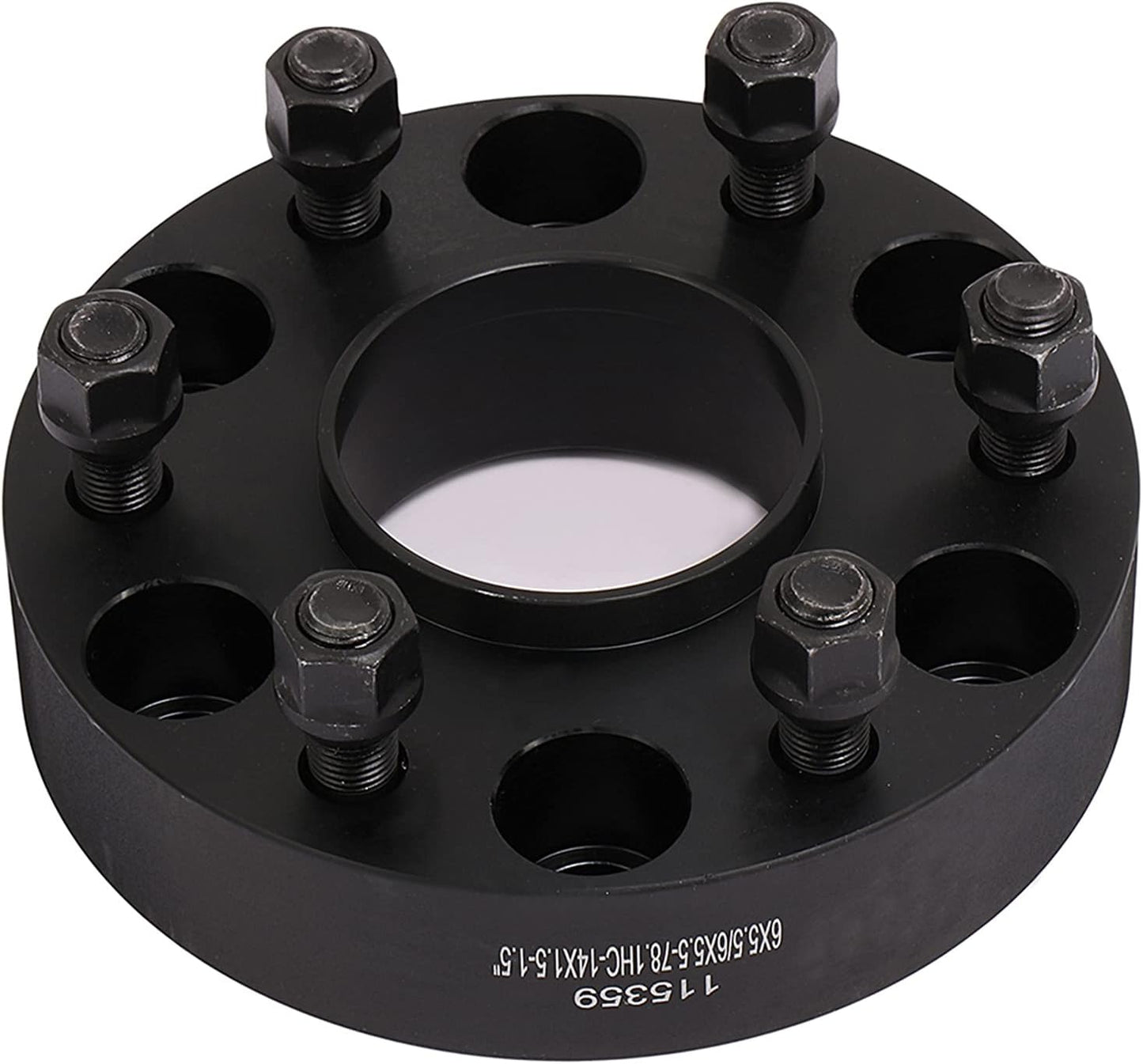 2PCS 6 Lug Hub Centric Wheel Spacers 1.5 inch 6x5.5 to 6x5.5 6x139.7mm to 6x139.7mm fit Chevrolet Silverado 1500 fit Chevrolet Suburban Avalanche Express 1500 Tahoe with 14x1.5 Studs
