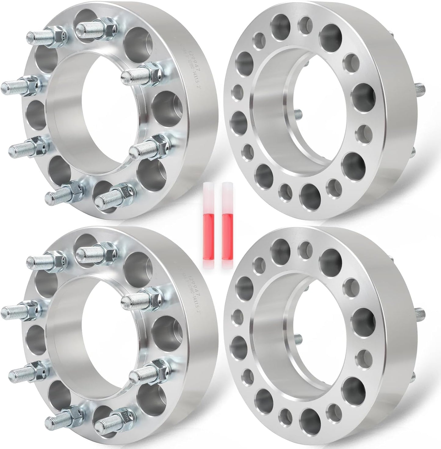 2 inch Hubcentric Wheel Spacers 8x6.5 to 8x6.5 Wheel Spacers Fit Ram 2500 3500 with 14x1.5 121mm 4Pcs