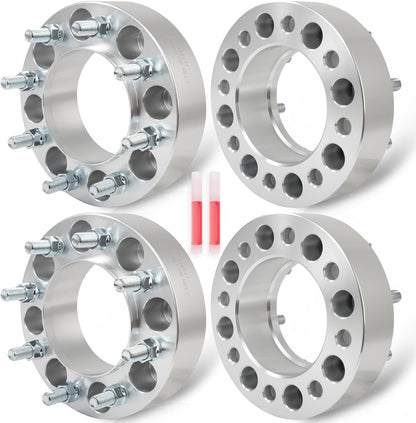 2 inch Hubcentric Wheel Spacers 8x6.5 to 8x6.5 Wheel Spacers Fit Ram 2500 3500 with 14x1.5 121mm 4Pcs