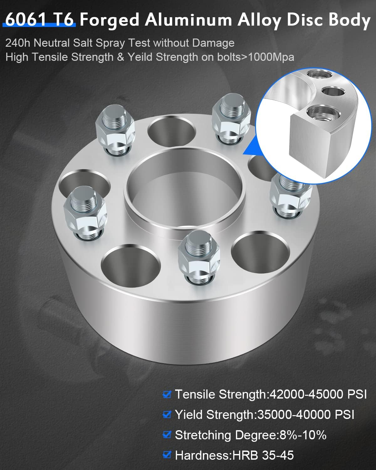 2PCS 5x120.65mm Hubcentric Wheel Spacers 5 Lug 3" 5x4.75 to 5x4.75 70.5mm hub fits 1987-2005 fit Chevrolet Blazer | 1984-2019 fit Chevrolet Corvette with 12x1.5 Studs