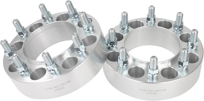 2 inch Hubcentric Wheel Spacers 8x6.5 to 8x6.5 Wheel Spacers Fit Ram 2500 3500 with 14x1.5 121mm 4Pcs