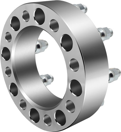 8x6.5 to 8x6.5 Wheel Spacers 2 inch 8 Lug 8x165.1mm to 8x165.1mm fit Chevrolet Silverado 1500 HD 2001-2006 fit GMC Sierra 2500 HD 2001-2010 fit Silverado 3500 HD 2007-2010-2 PCS