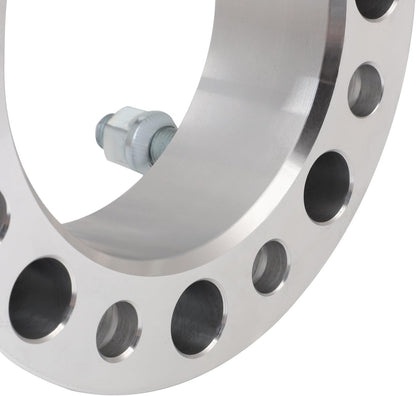 4PCS 8 Lug Wheel Spacers 2" 8x6.5 to 8x6.5 8x165.1mm 126.15mm HB with 14x1.5 Fit Chevrolet Silverado 1500 HD Silverado 2500 Silverado 2500 HD 2001-2006|| fit GMC Sierra 2500 HD 2001-2010